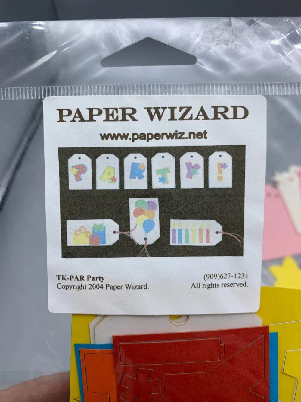 Assortment of Birthday Themed Stickers/Cut-outs/Wrapping Paper/Frames Crafting